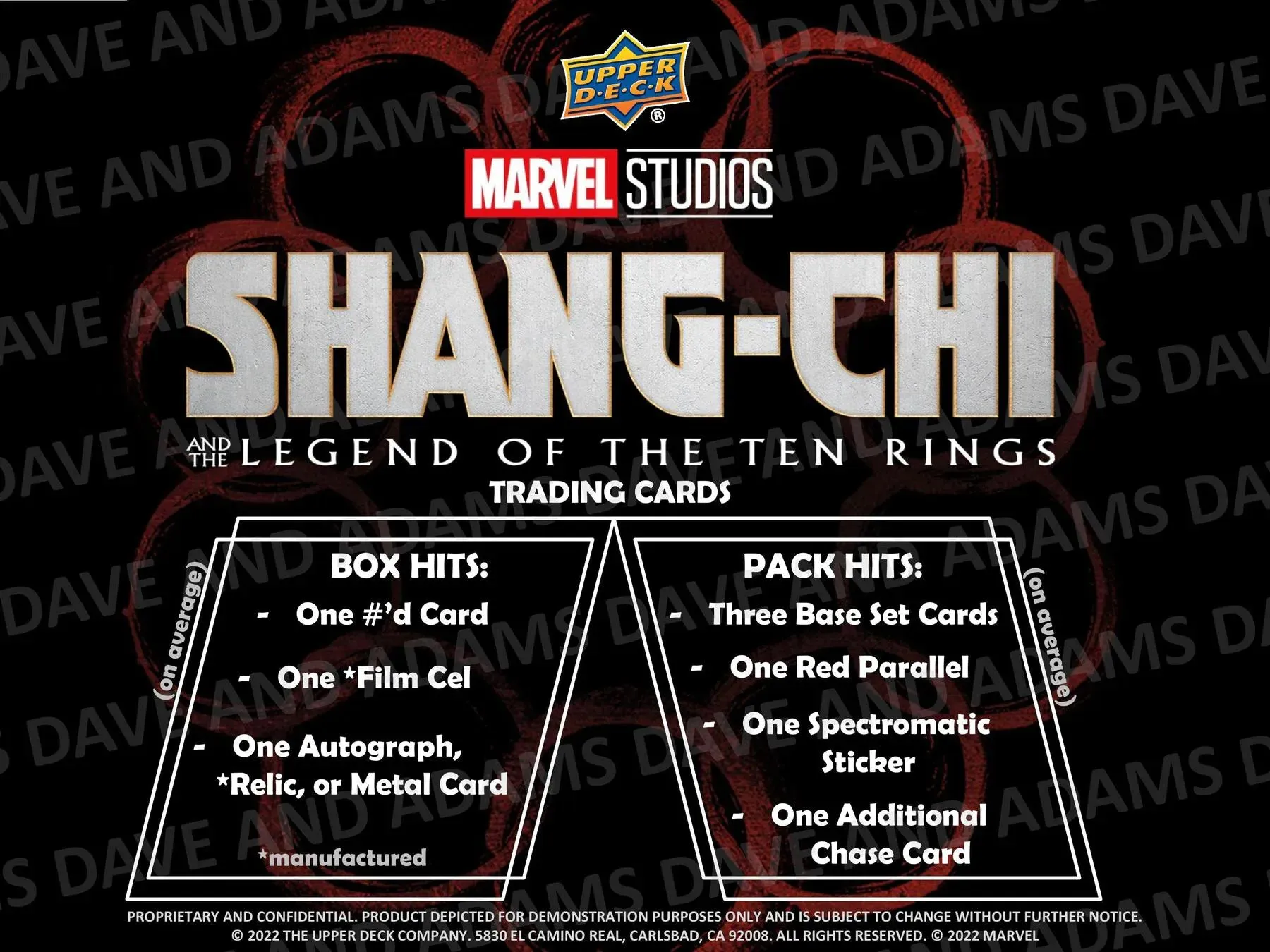 2023 Upper Deck Marvel Studios Shang-Chi and the Legend of the Ten Rings Hobby Box