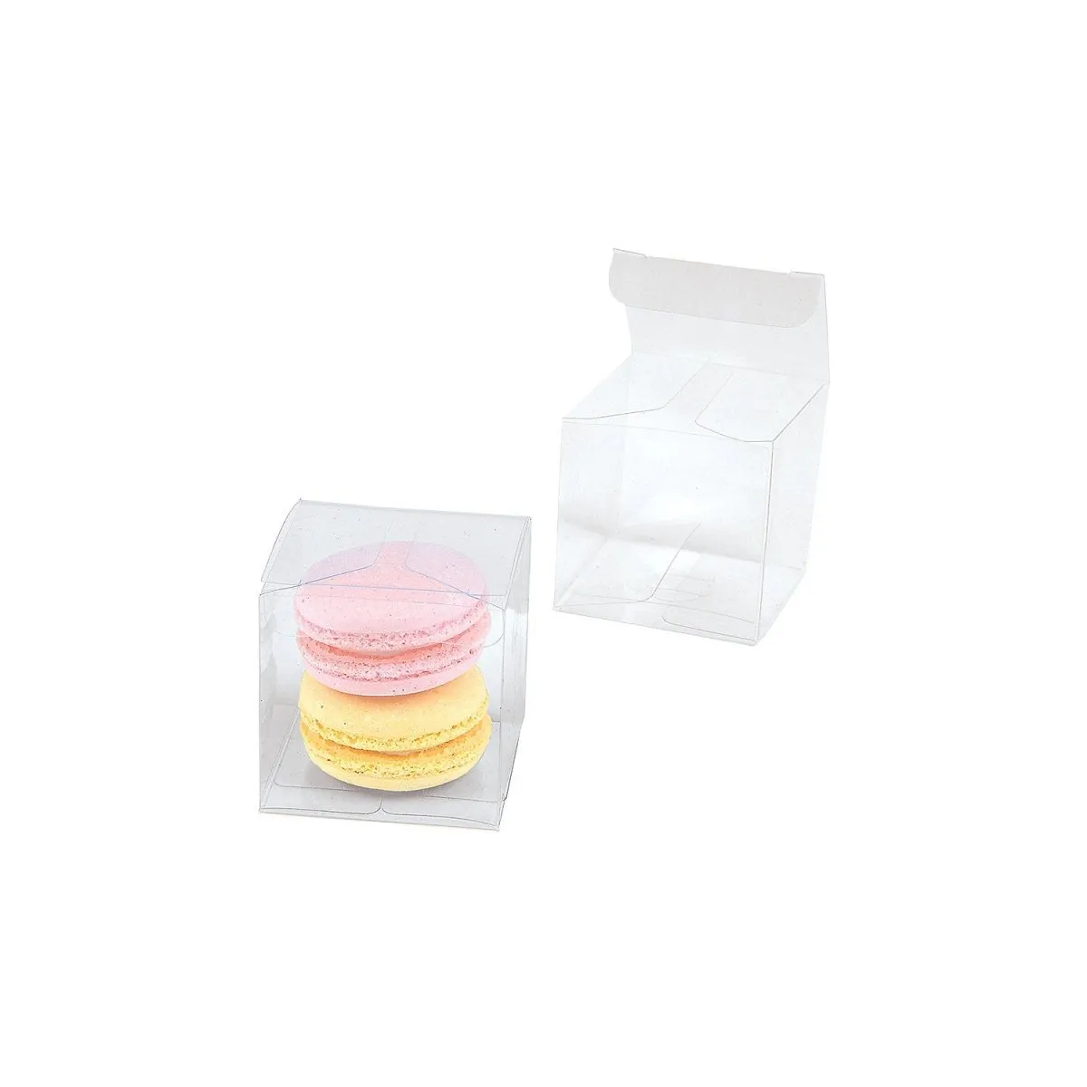 2" Clear Plastic Favor Boxes