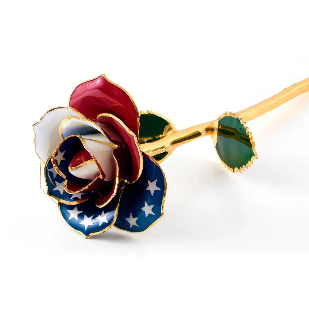 American Glory 24k Gold Dipped Rose