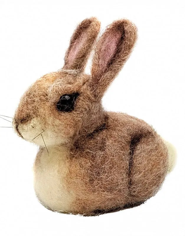 Baby Bunny Needle Felting Kit, Crafty Kit Company