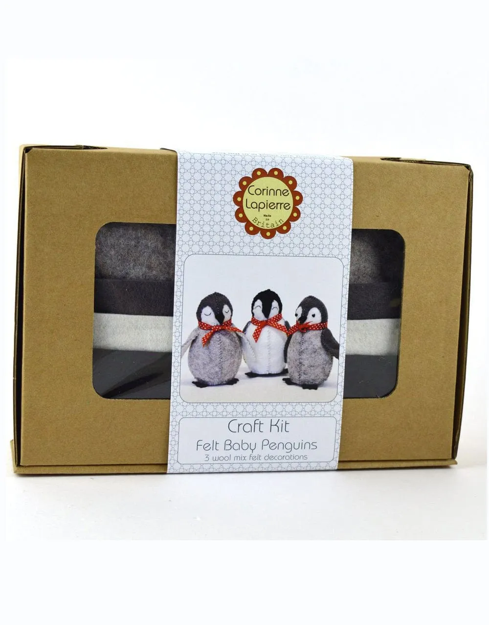 Baby Penguins Felt Craft Kit by Corinne Lapierre