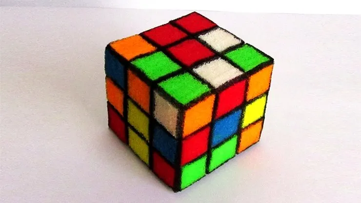 Ball to Rubik Cube