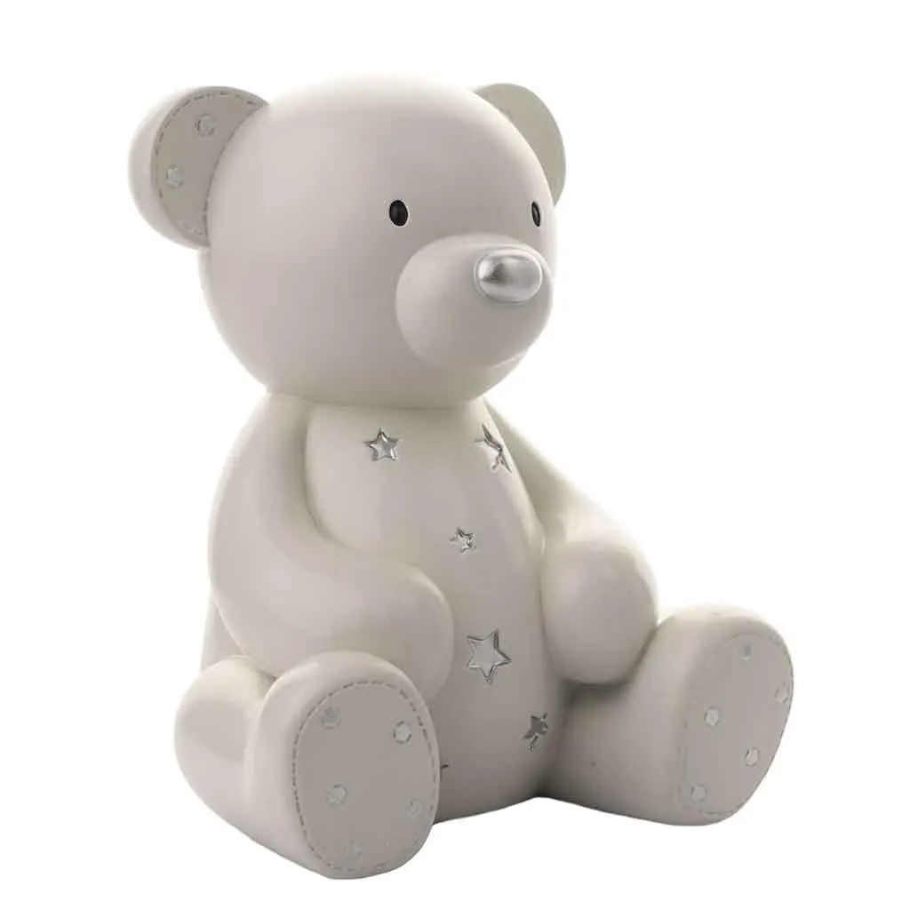 Bambino Teddy & Stars Money Box - Large