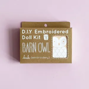 Barn Owl Embroidery Kit