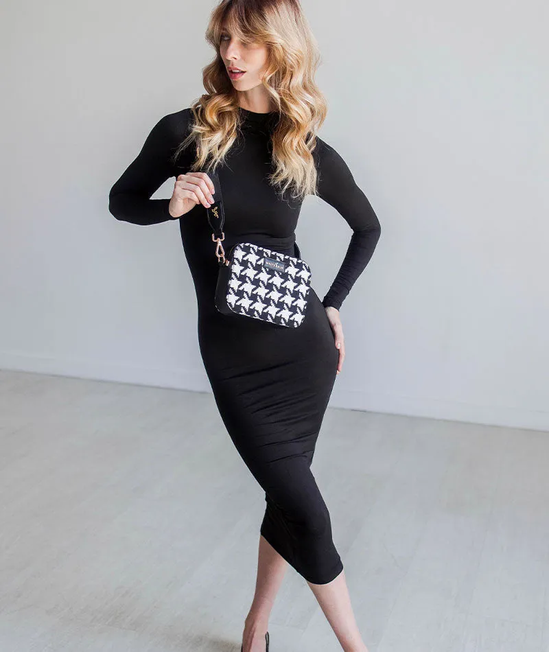 Bexley Crossbody Bag - Houndstooth