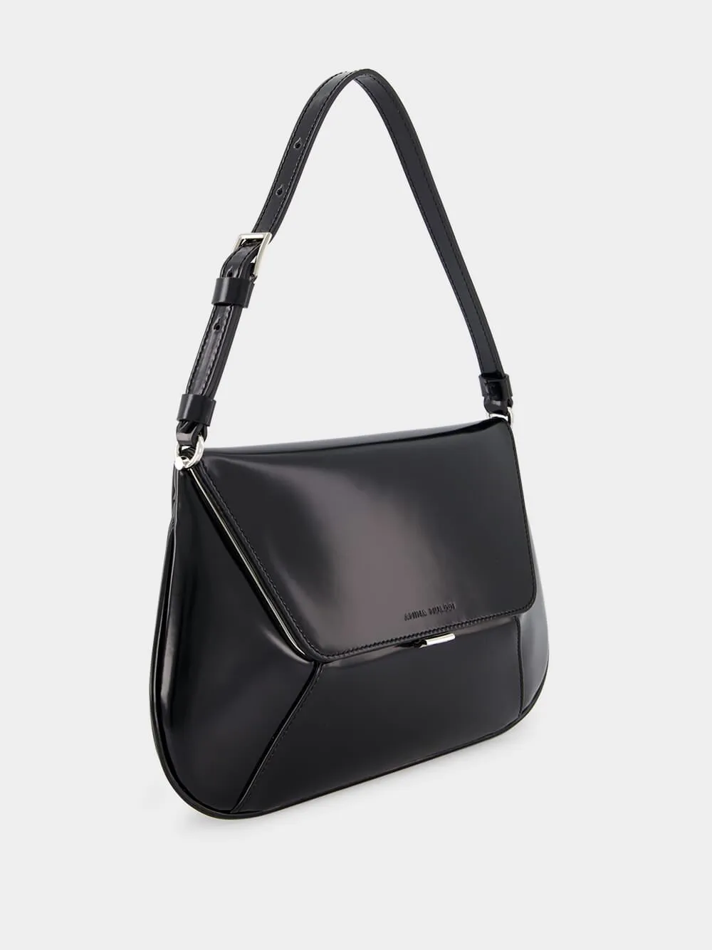 Black Calf Ami Shoulder Bag