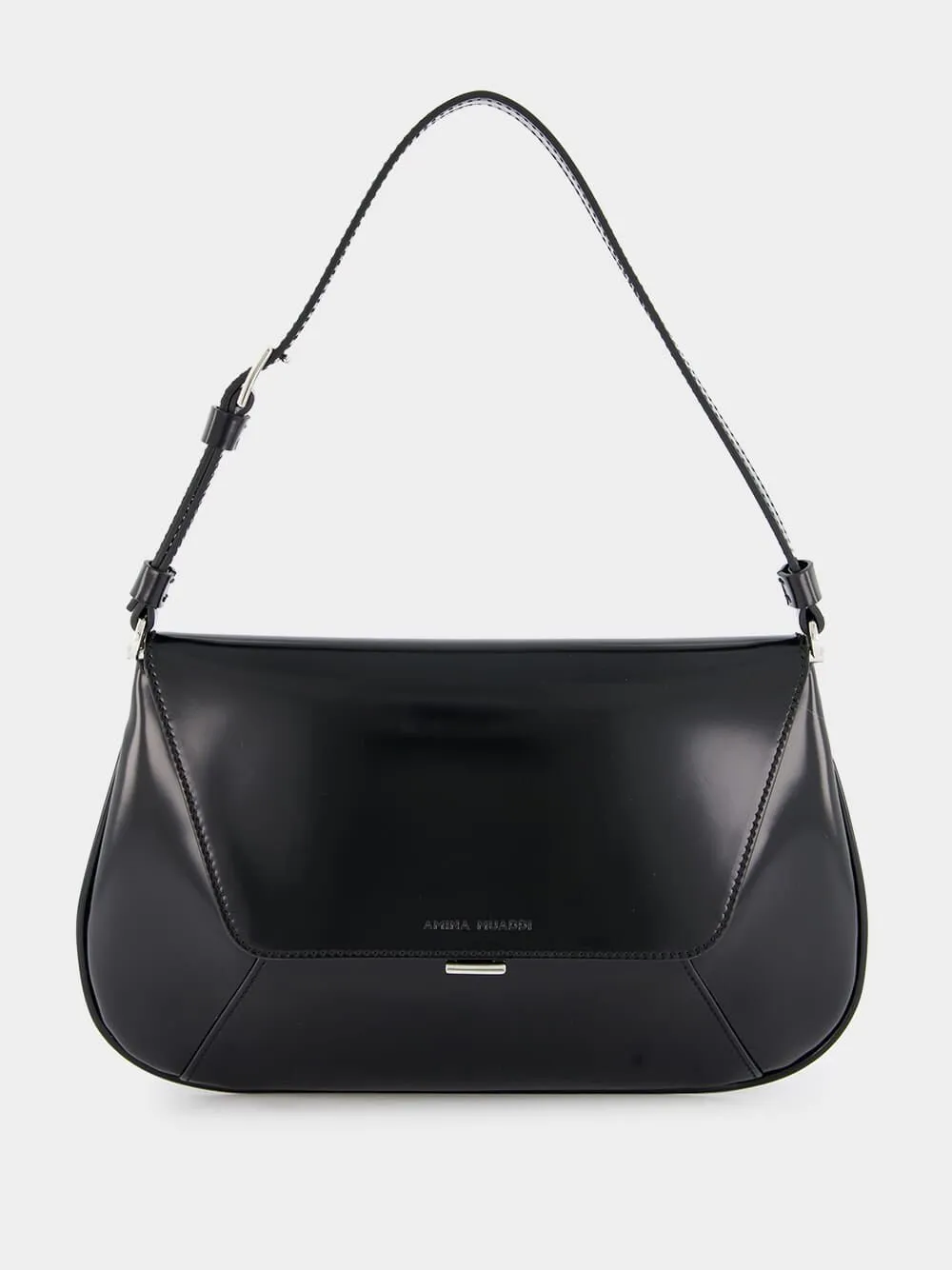 Black Calf Ami Shoulder Bag