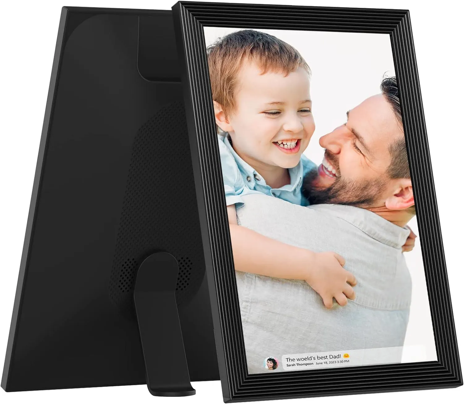 Black Digital Photo Frame - 10.1 Inch Display