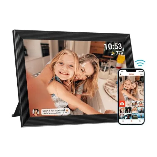 Black Digital Photo Frame - 10.1 Inch Display