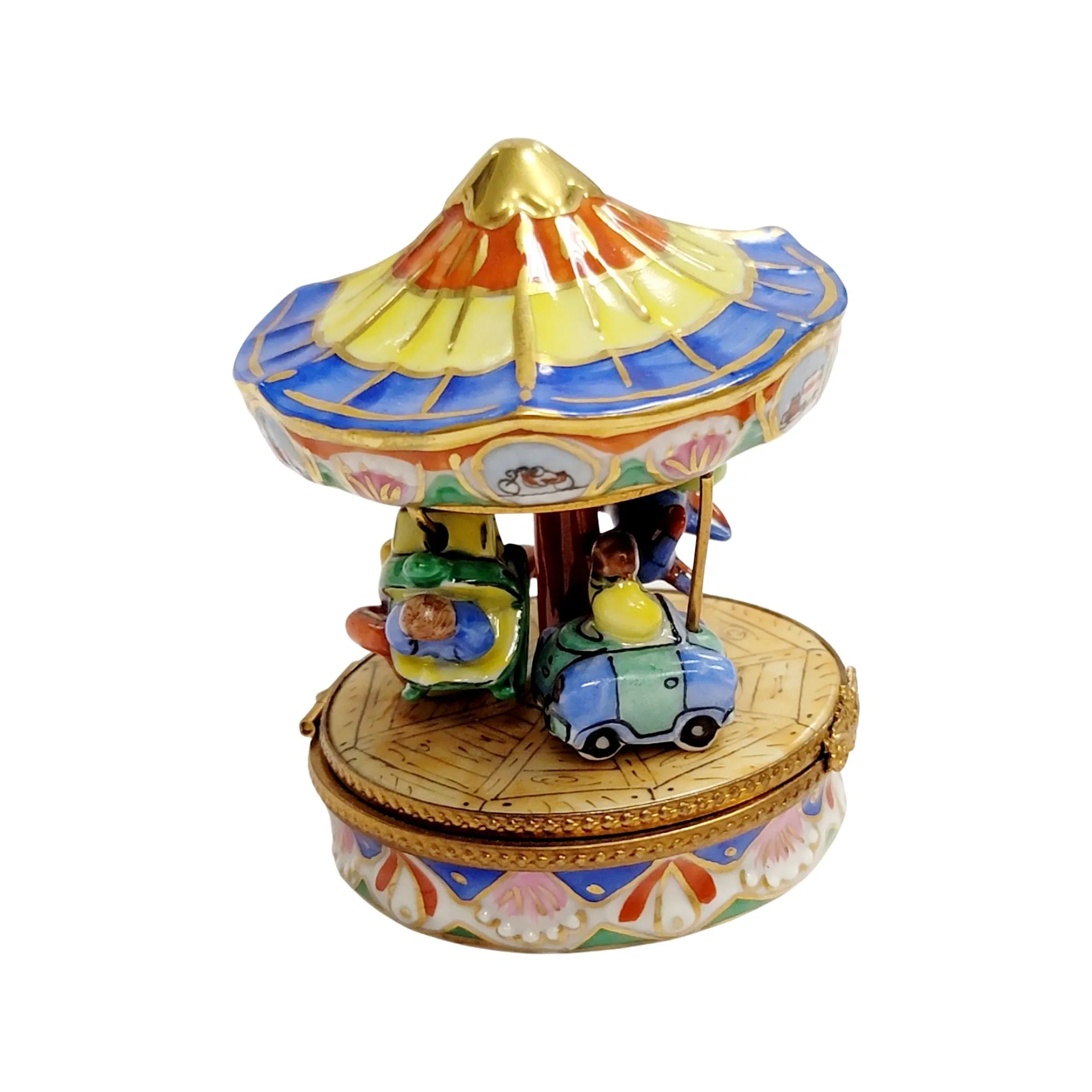 Blue Merry Go Round Carousel Carnival Ride