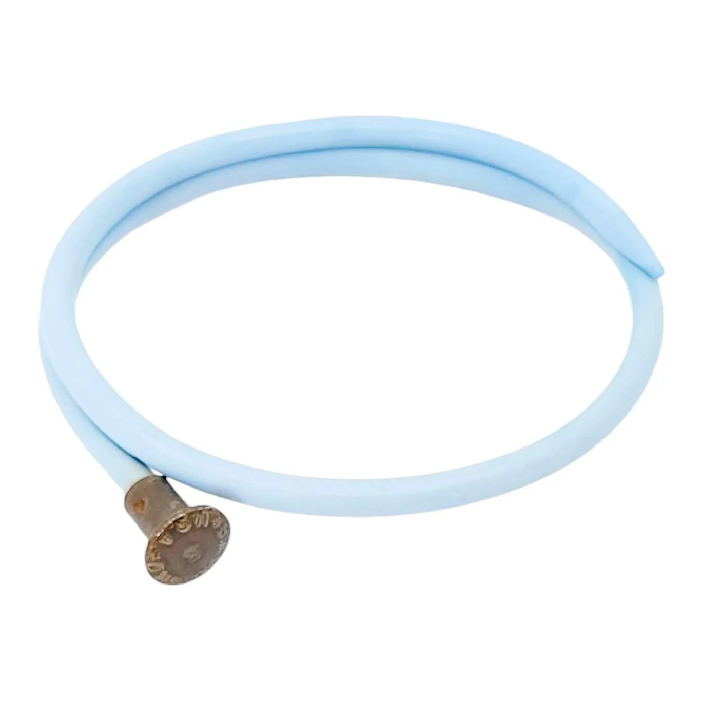 Bracelet - Vintage Knitting Needle (Powder Blue) by Crafty Earth Monkey