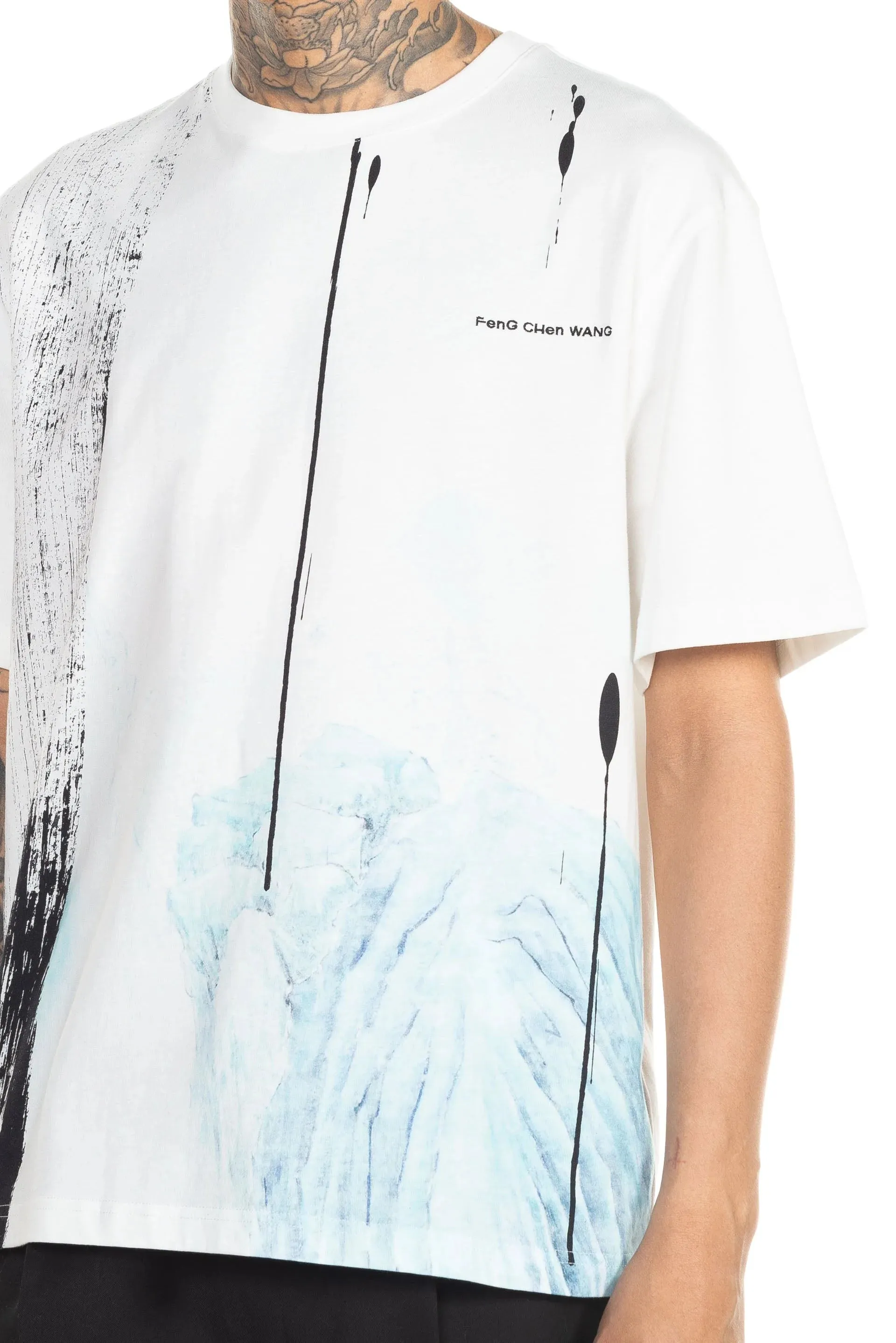 Chinese Landscape Print T-Shirt