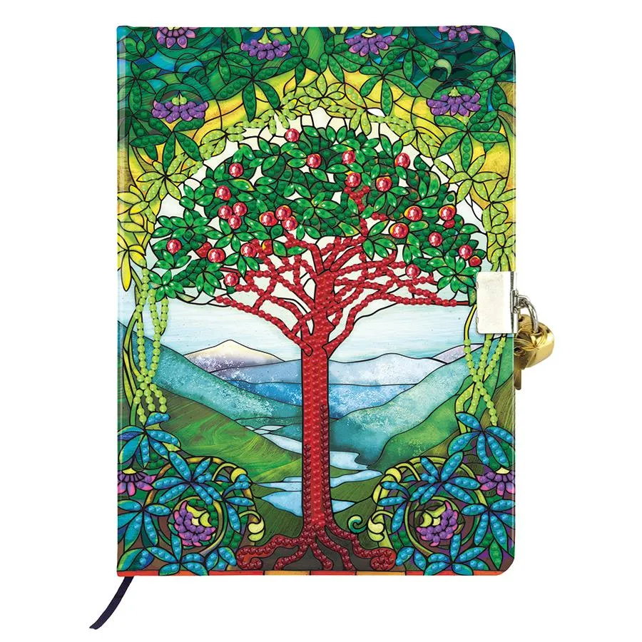 Craft Buddy DIY Crystal Art Locking Diary - Tree of Life