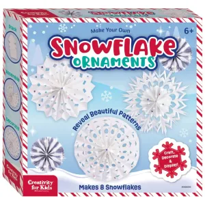 Creativity for Kids Make Your Own Snowflake Ornaments