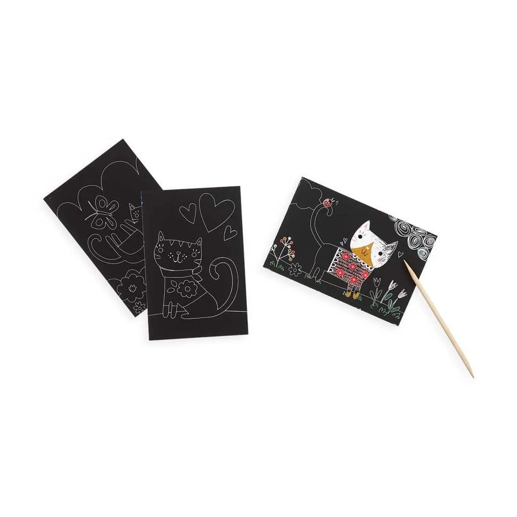 Cutie Cats Mini Scratch & Scribble Kit