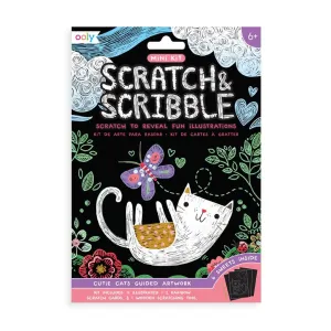 Cutie Cats Mini Scratch & Scribble Kit