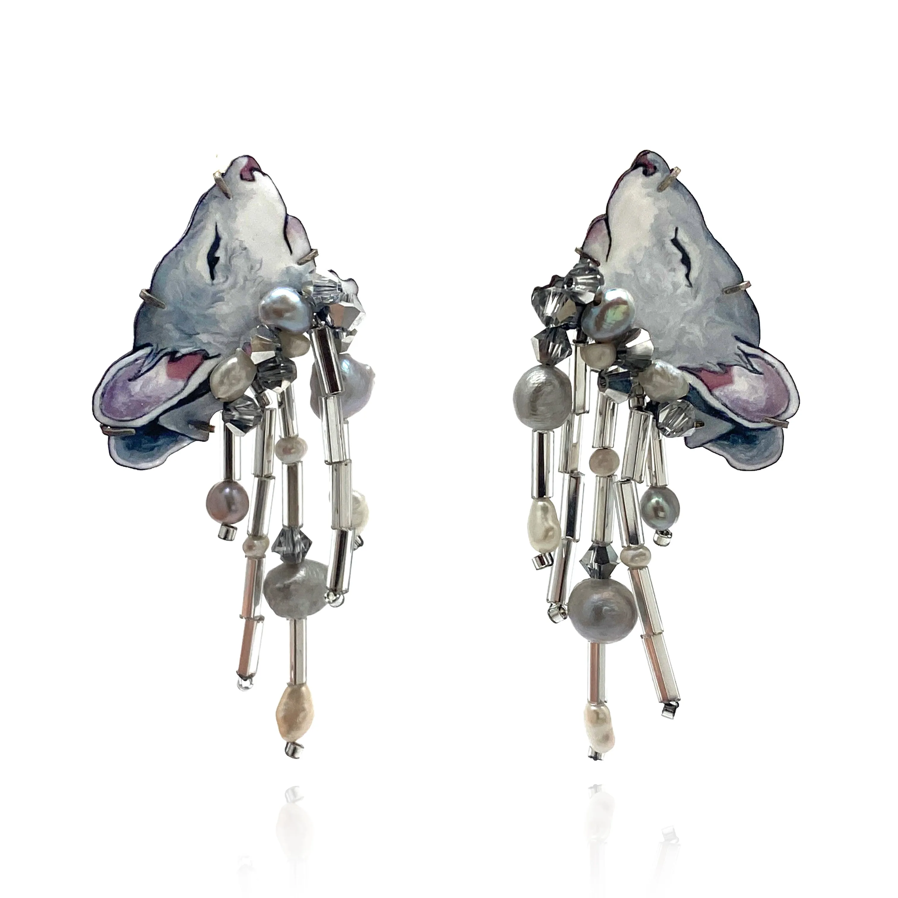 Dew Drop Mice Earrings