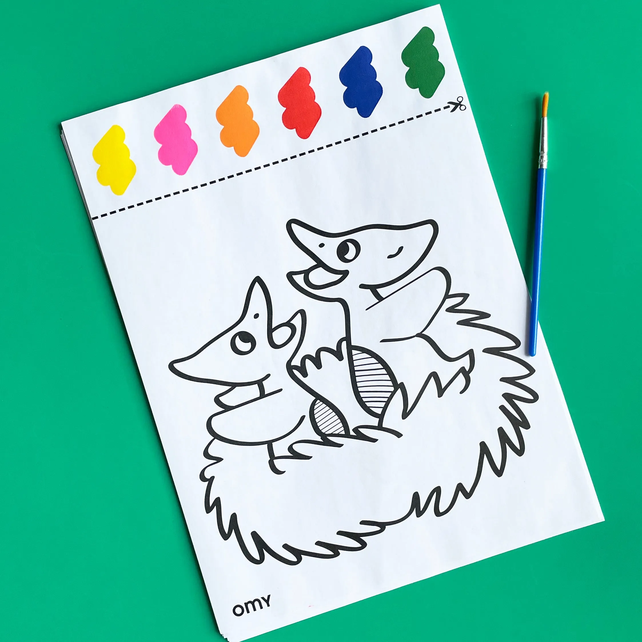 Dinosaur Watercolor Painting Kit