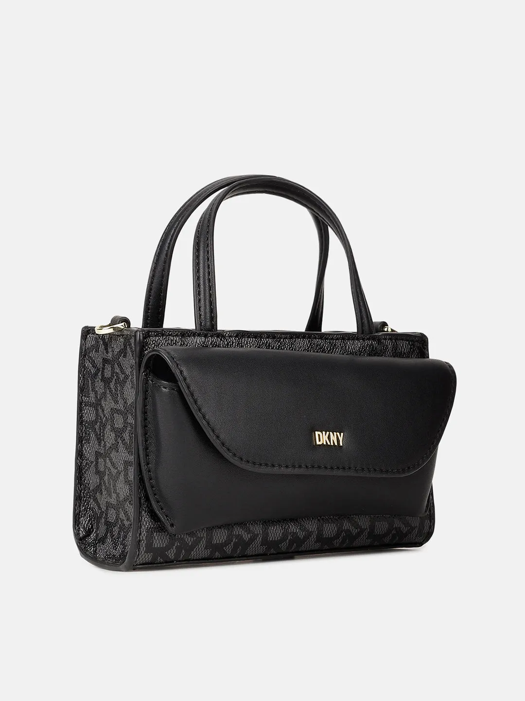 Dkny Women Black Printed Sling Bag