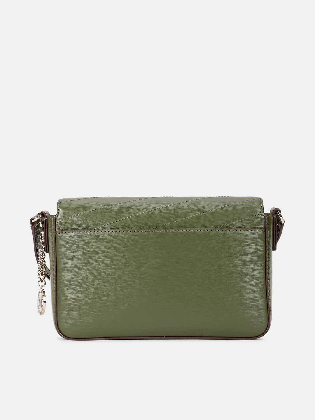 Dkny Women Green Solid Sling Bag