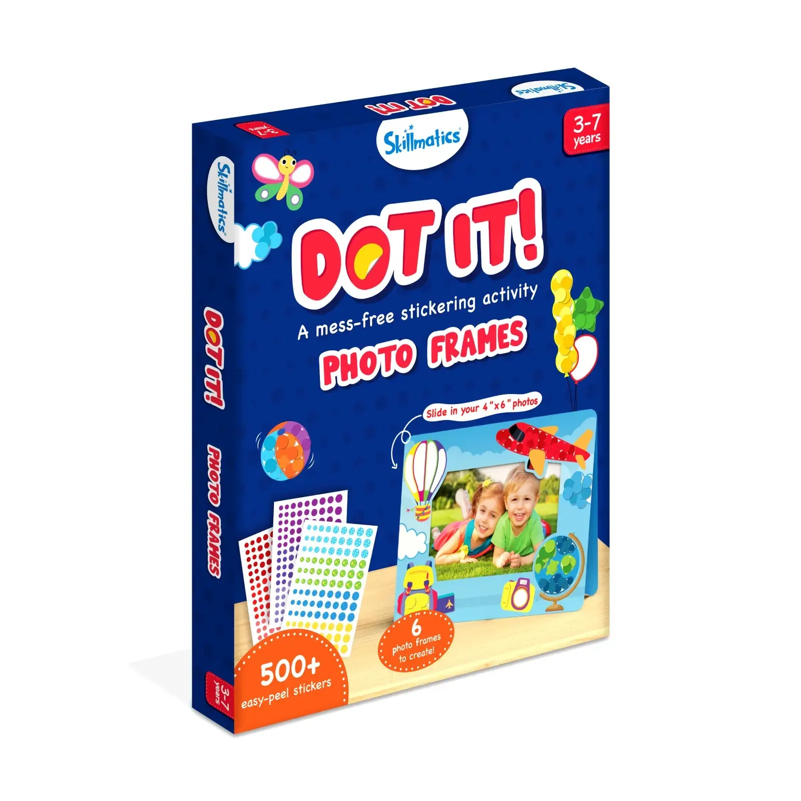 Dot it! - Photo Frames | No Mess Sticker Art (ages 3-7)