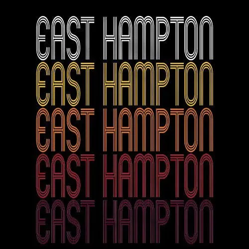 East Hampton, NY | Retro, Vintage Style New York Pride T-shirt-(Ladies,S)