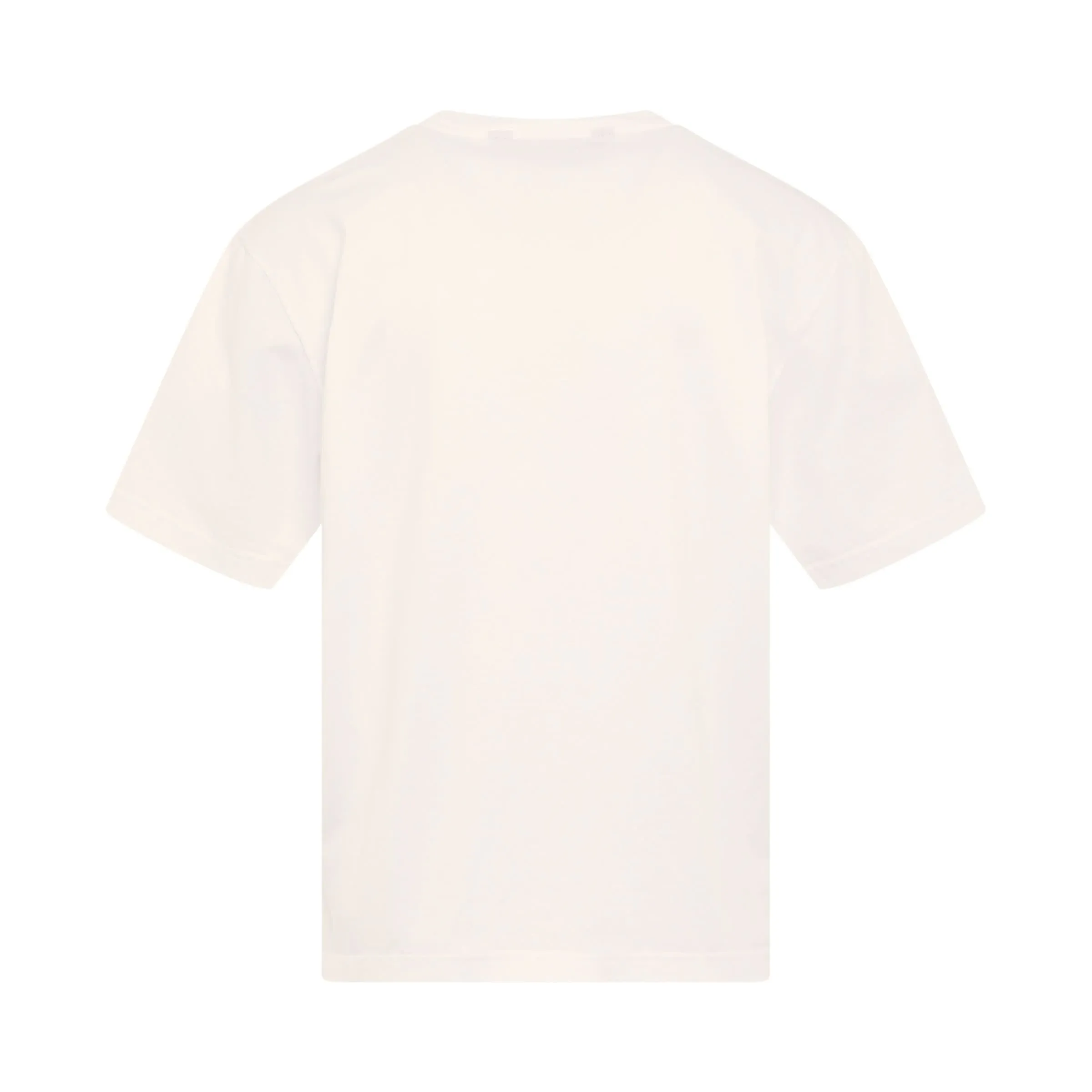 Embroidered Logo Slim T-Shirt in White