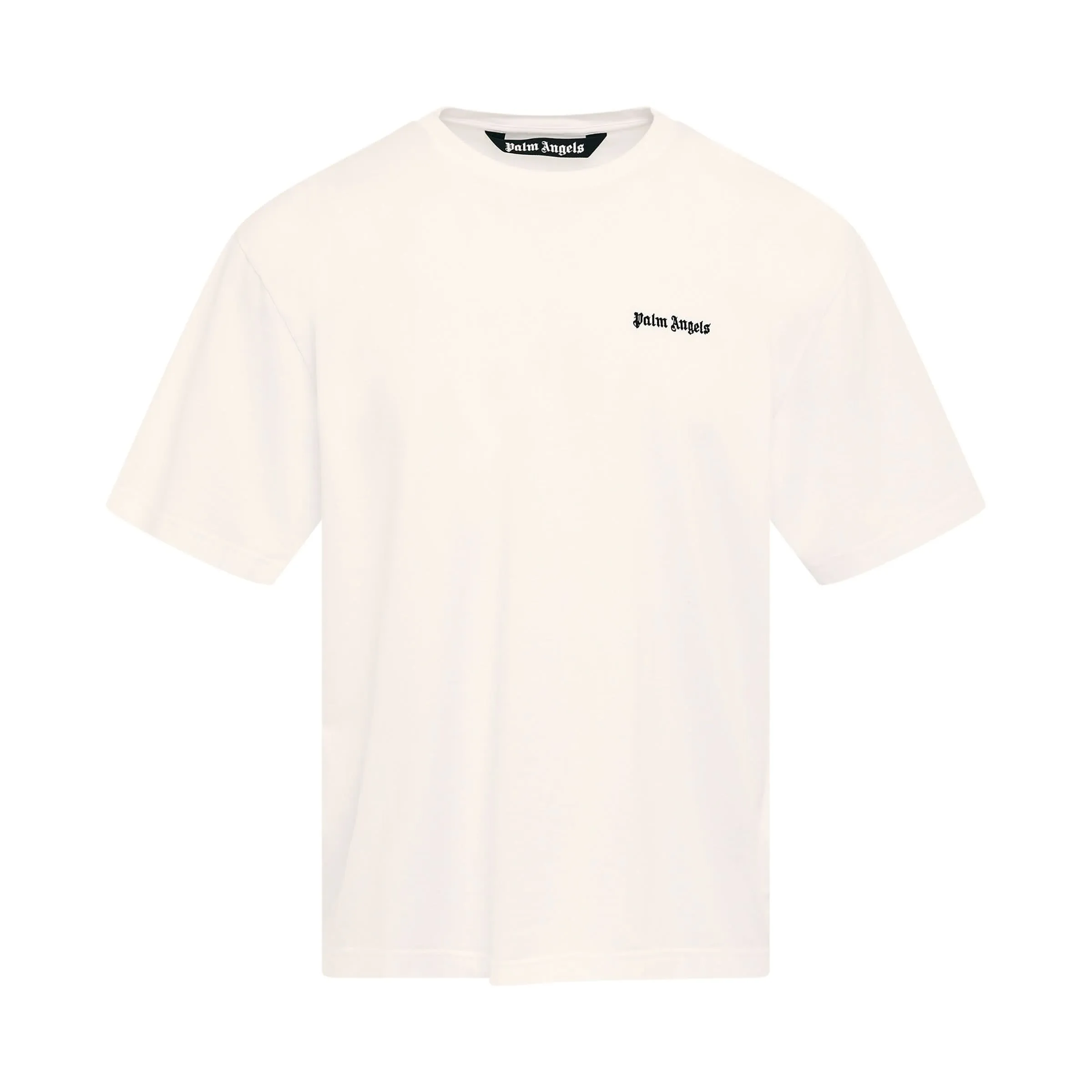 Embroidered Logo Slim T-Shirt in White