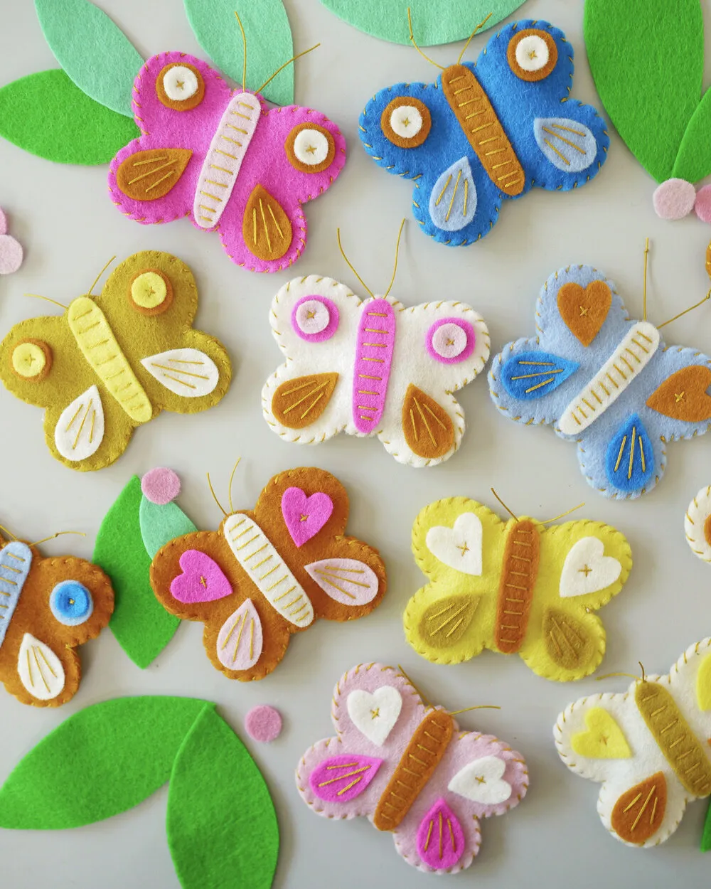 Felt Butterfly Magnet Kits | Fair Play Projects