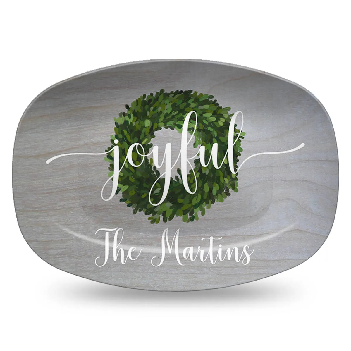 Gather - Blessed - Home - Joyful | Personalized Platter