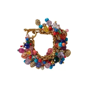 Gianfranco Ferré Bracelet with Beads and Stones - '00s