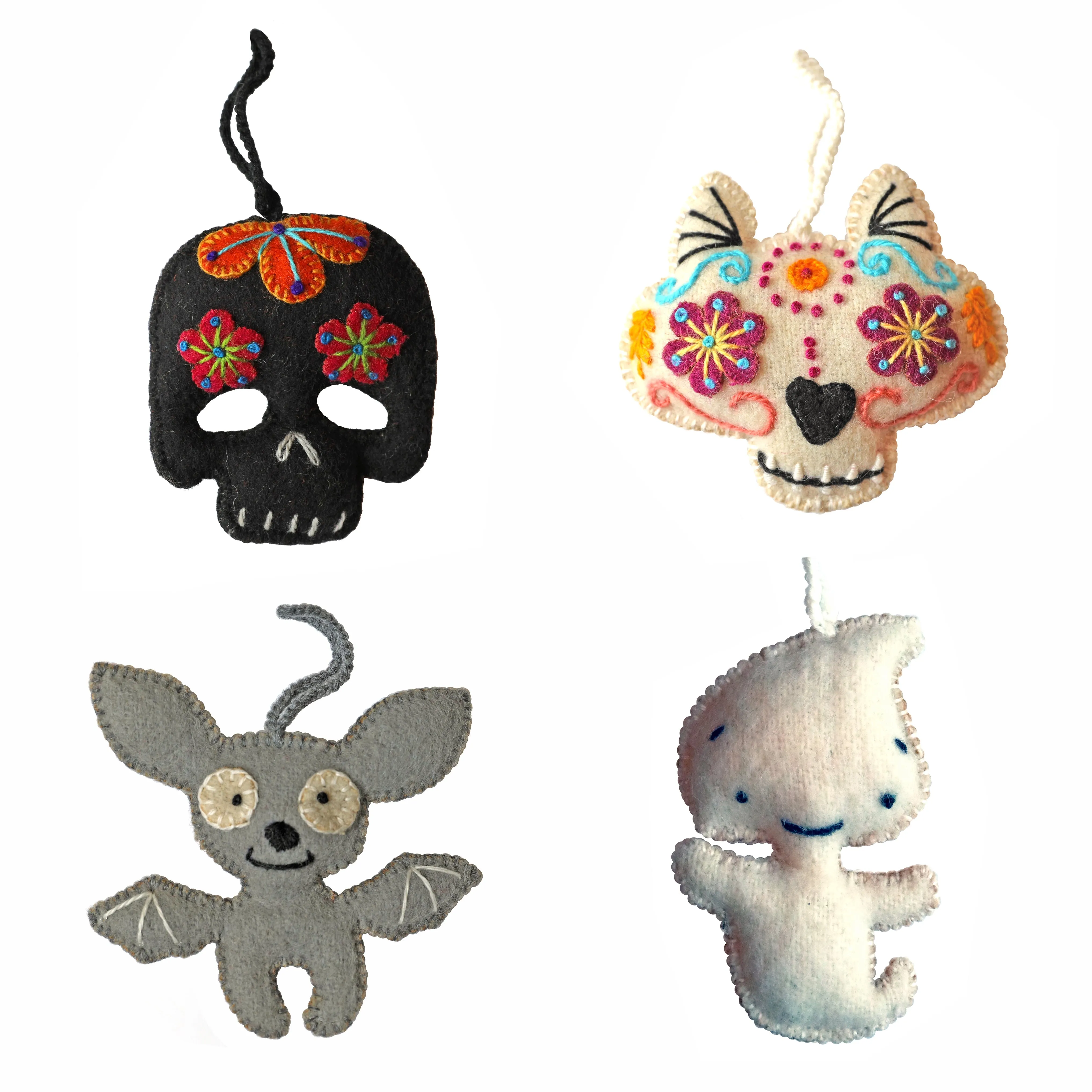 Halloween Ornaments- Set Of 4