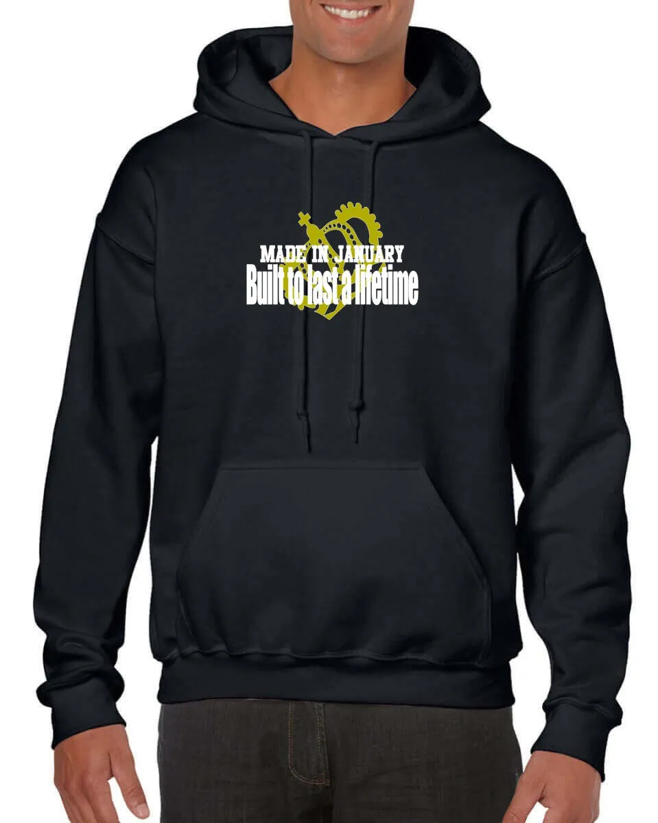 January Birthday Hoodie - Men