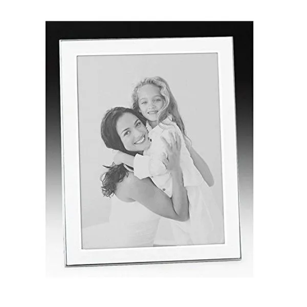 Joe Davies 5x3 White Silver Metal Photo Frame