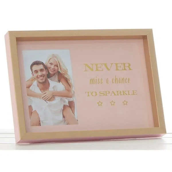 Joe Davies Gold Sentiments Photo Frame