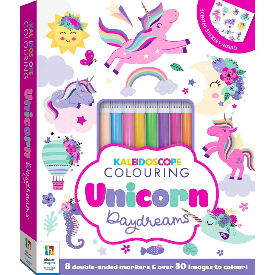 Kaleidoscope Colouring Kit: Unicorn Daydreams