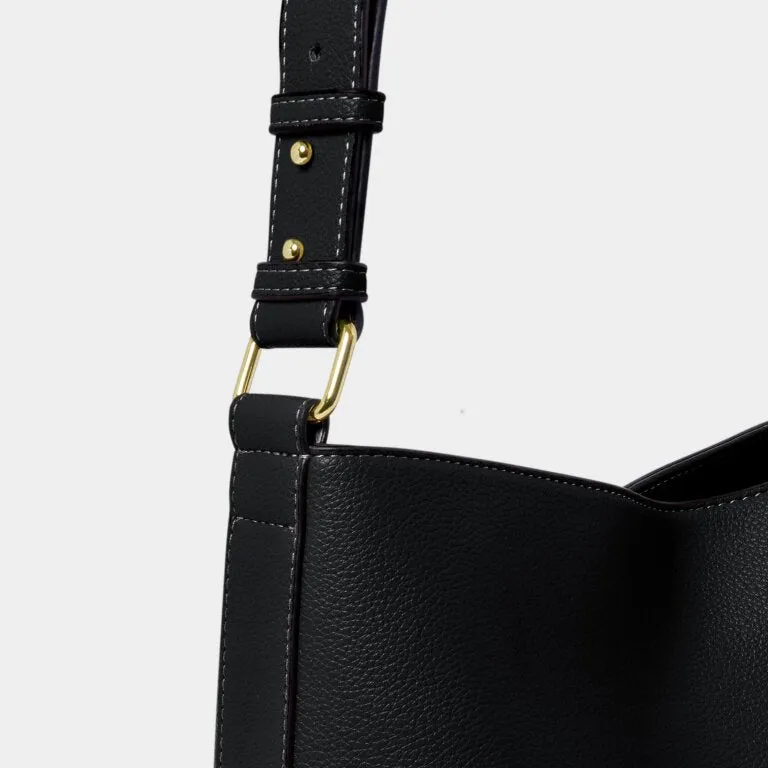 Katie Loxton Black Lana Bucket Bag