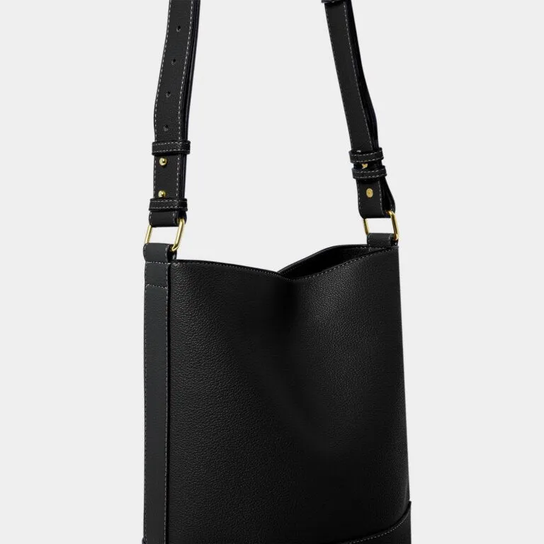 Katie Loxton Black Lana Bucket Bag