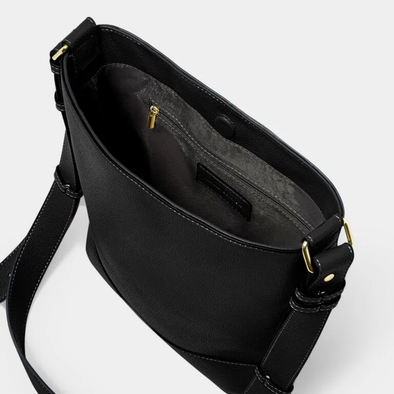 Katie Loxton Black Lana Bucket Bag