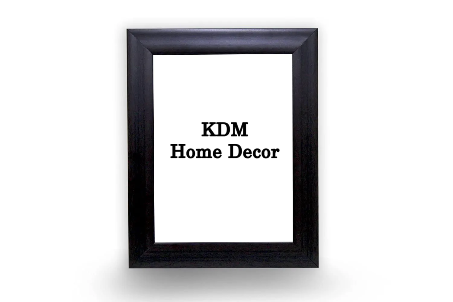 KDM HOME DECOR 1 Pcs 16x20 Inches Flexible Glass & Synthetic Wood Hanging/Table Top High Density Photo Frame for Wall Decoration Dark Brown