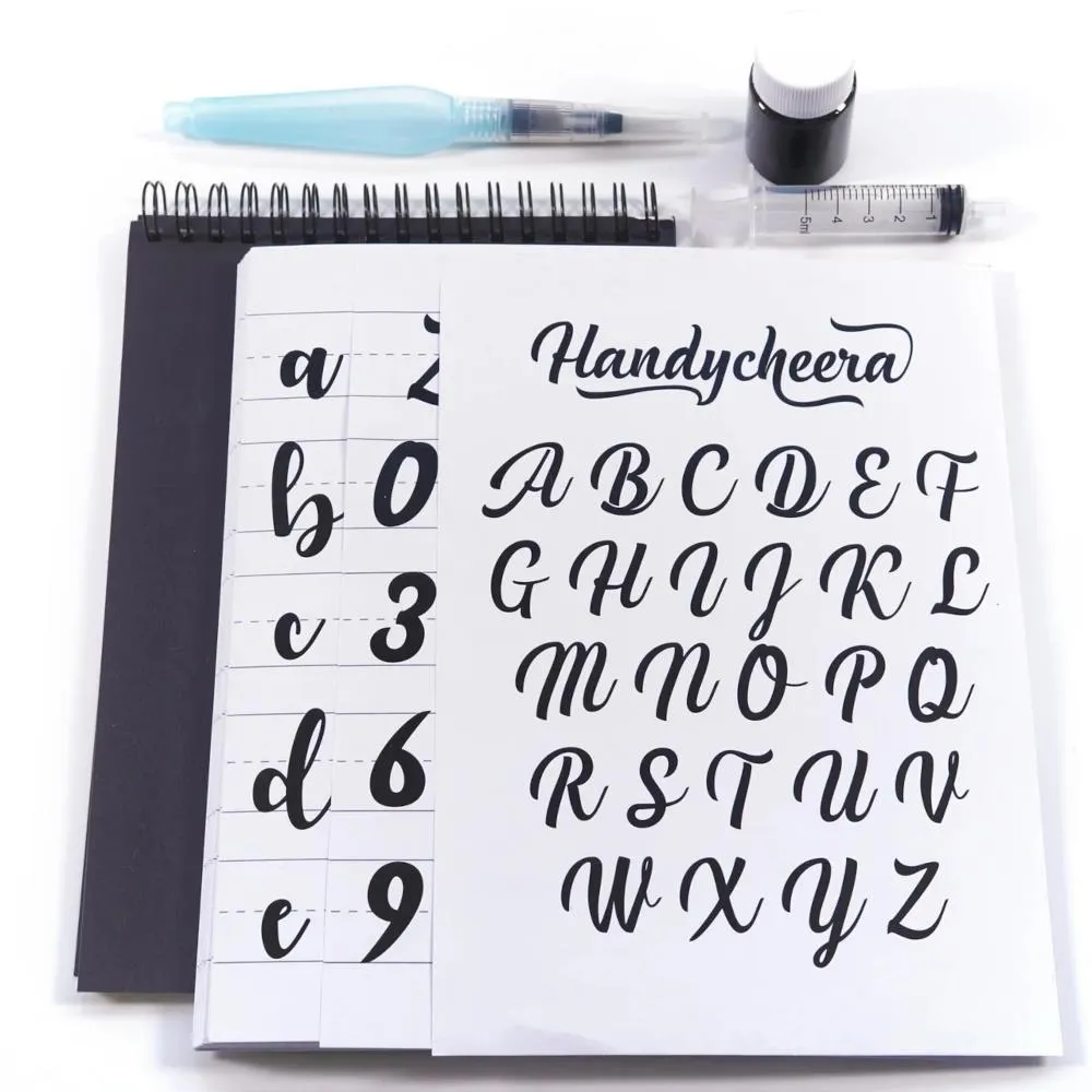 Kikkerland Crafters Brush Lettering Kit