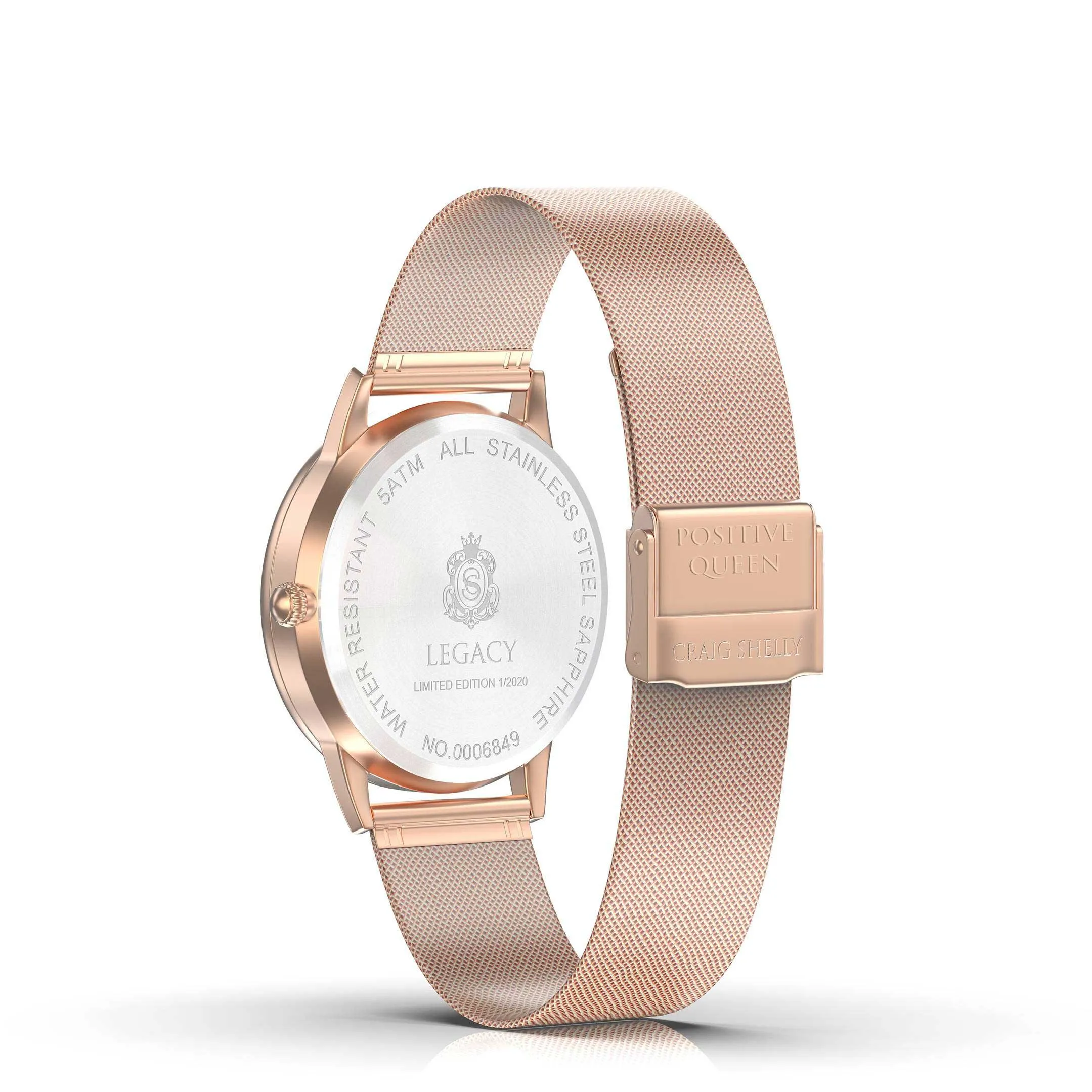 Legacy Rose Gold Includes Metal Mesh Band   Bonus NFC Smart Band FREE