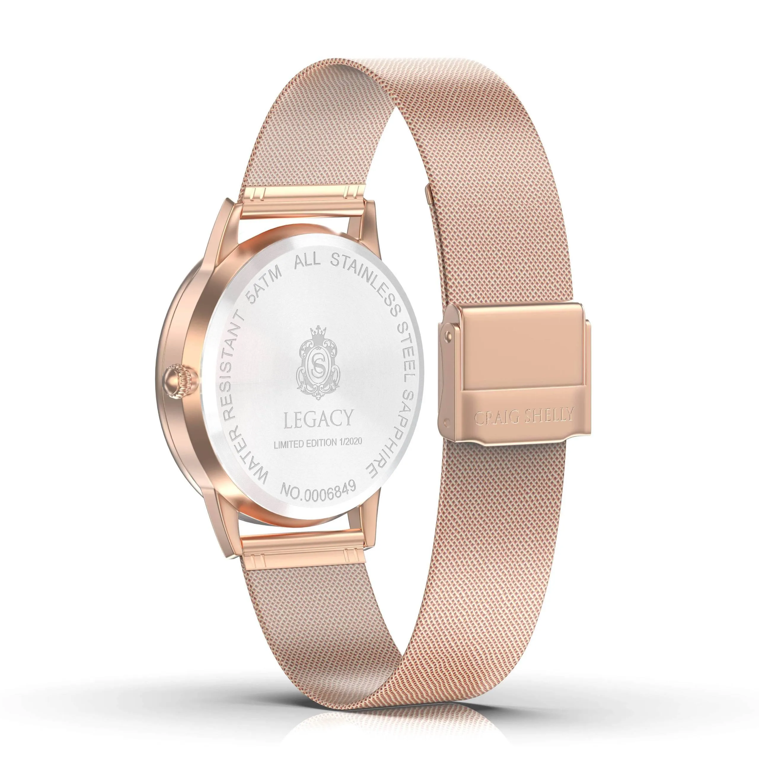 Legacy Rose Gold Includes Metal Mesh Band   Bonus NFC Smart Band FREE