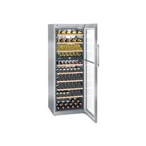 Liebherr WTES5972 Vinidor 521 Litre Multi-Temperature Wine Cooler, 211 Bordeaux Bottles, 70cm Wide - Stainless Steel