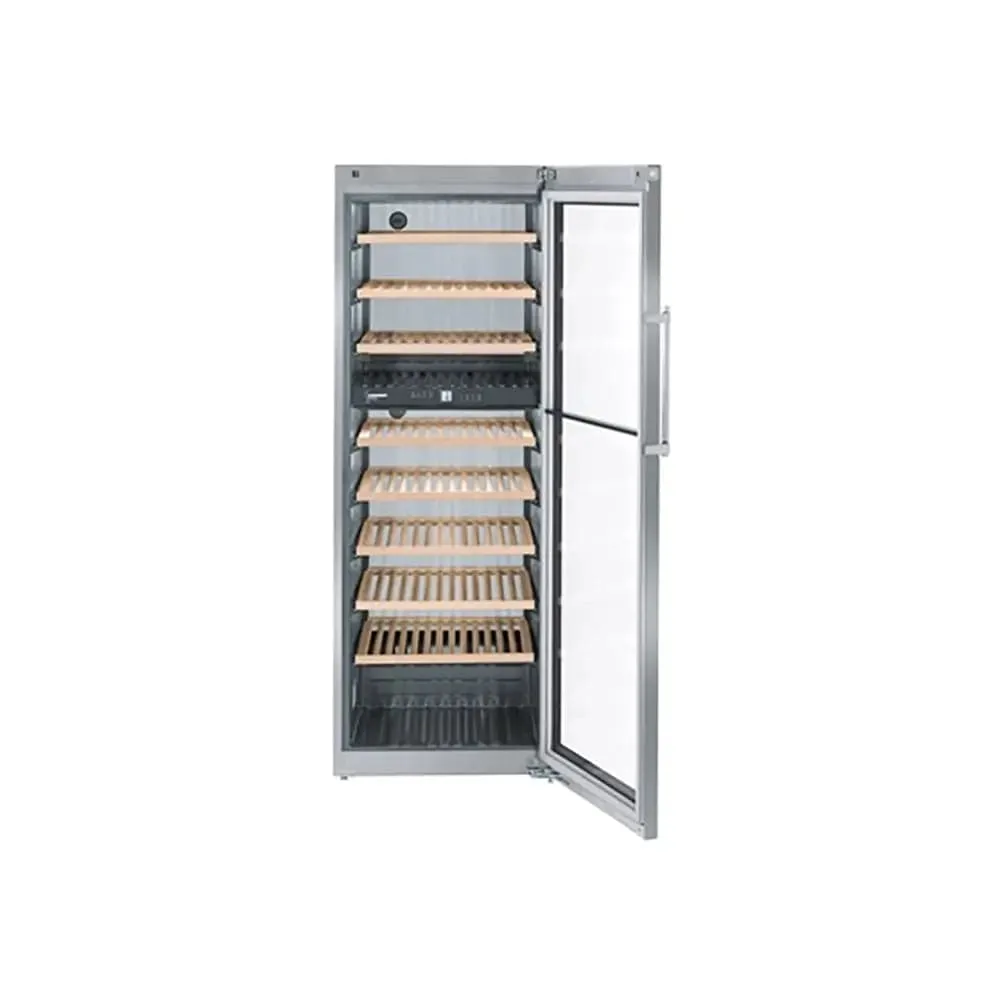 Liebherr WTES5972 Vinidor 521 Litre Multi-Temperature Wine Cooler, 211 Bordeaux Bottles, 70cm Wide - Stainless Steel