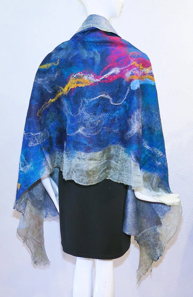 Linda St. Angelo - Nuno Felted Shawl