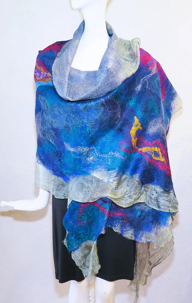 Linda St. Angelo - Nuno Felted Shawl