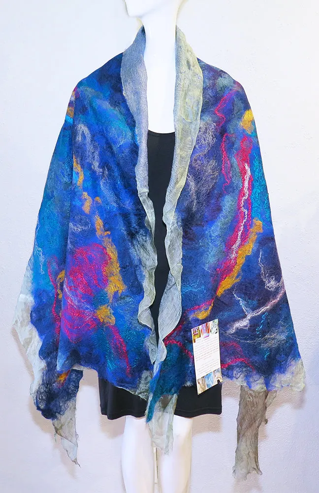 Linda St. Angelo - Nuno Felted Shawl