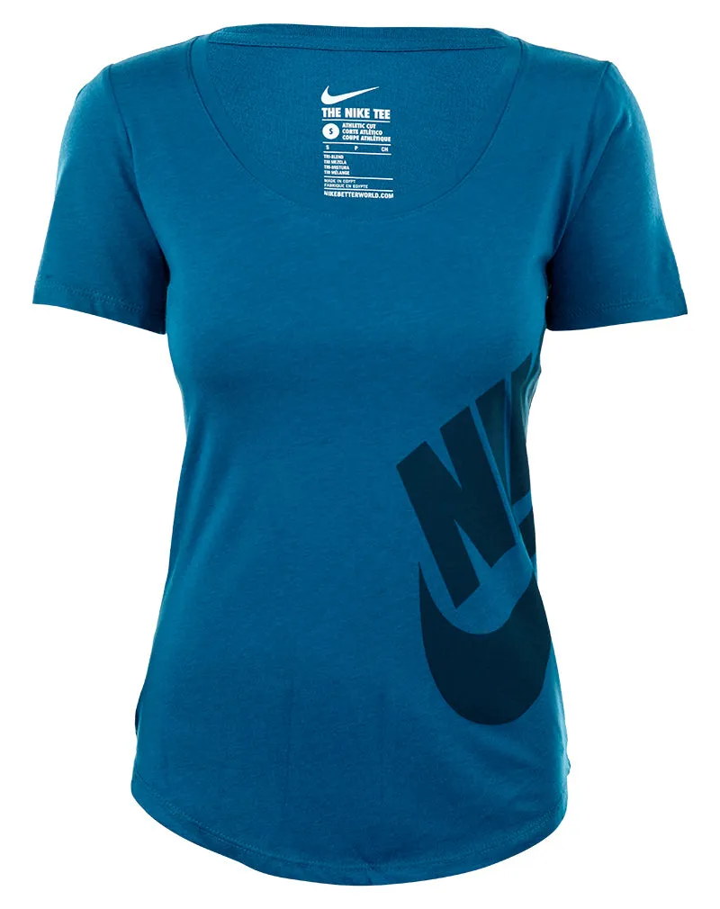 Nike Futura Graphic Scoopneck Tee Womens Style : 804130