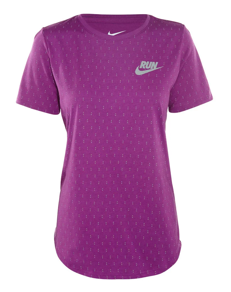 Nike Print Digi Dots Running Shirt Mens Style : 749662